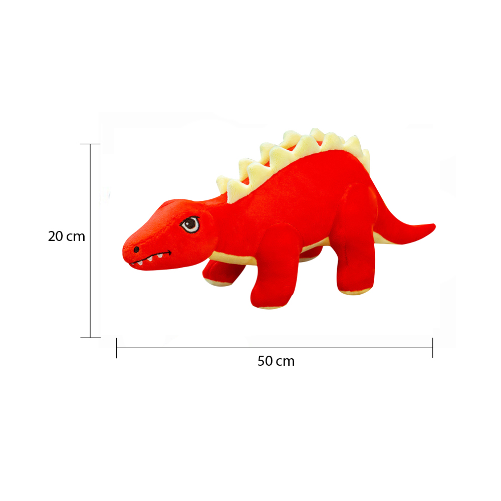 Peluche Dinosaurio Estegosaurio Rojo Plush Toys