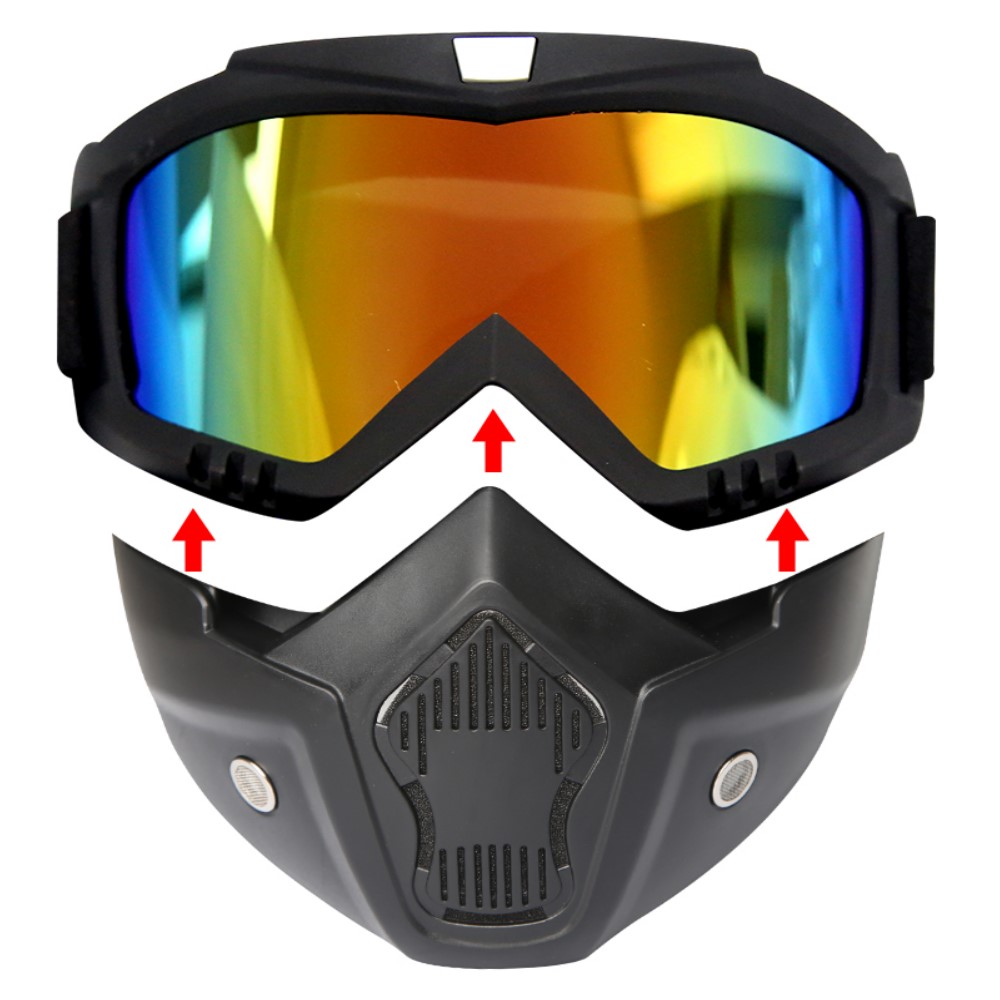 Googles Moto Mascara Gafas Careta Desmontable Gotcha