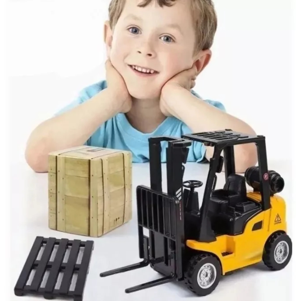 Niño Alear Montacargas Juguete Carros Más 3 Años Escala 1:50