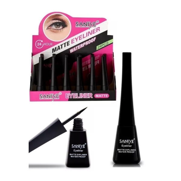 Delineador Liquido Matte Para Ojos a Prueba de agua 2PZ.