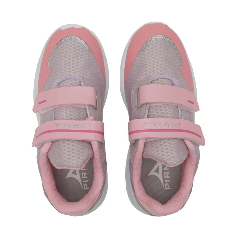Tenis Pirma 5052 Rosa Niña 18-21 Deportivo Escolar  Velcro
