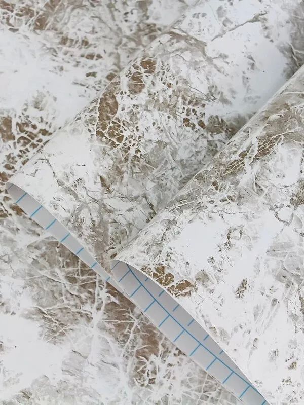 Papel Tapiz Vintage Cemento Gris Adherible 10m X 45cm Tp119