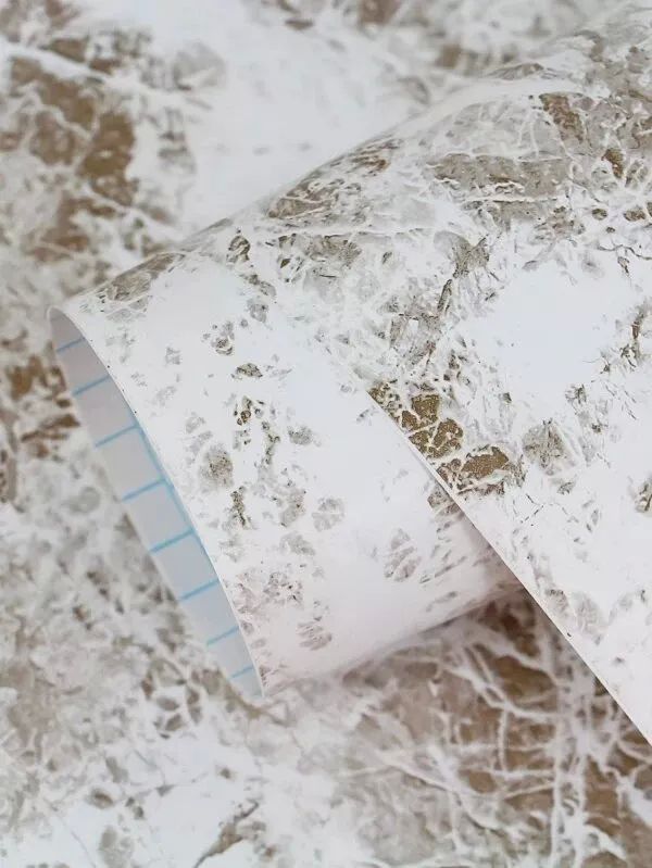 Papel Tapiz Vintage Cemento Gris Adherible 10m X 45cm Tp119