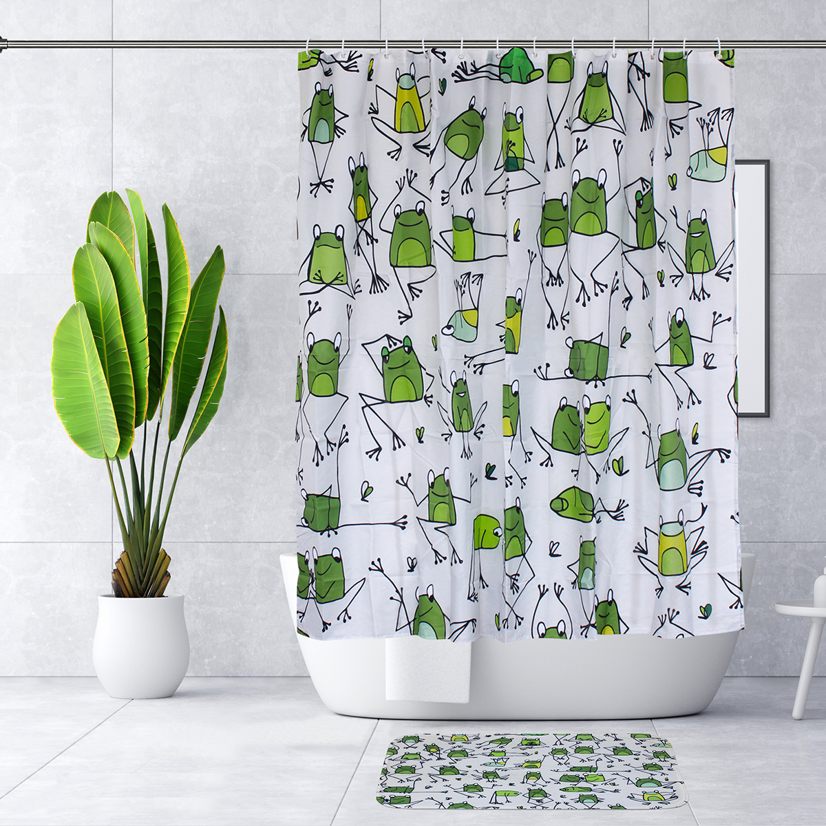 Juego Para Baño Premium Estandar 4 Piezas  Ranitas