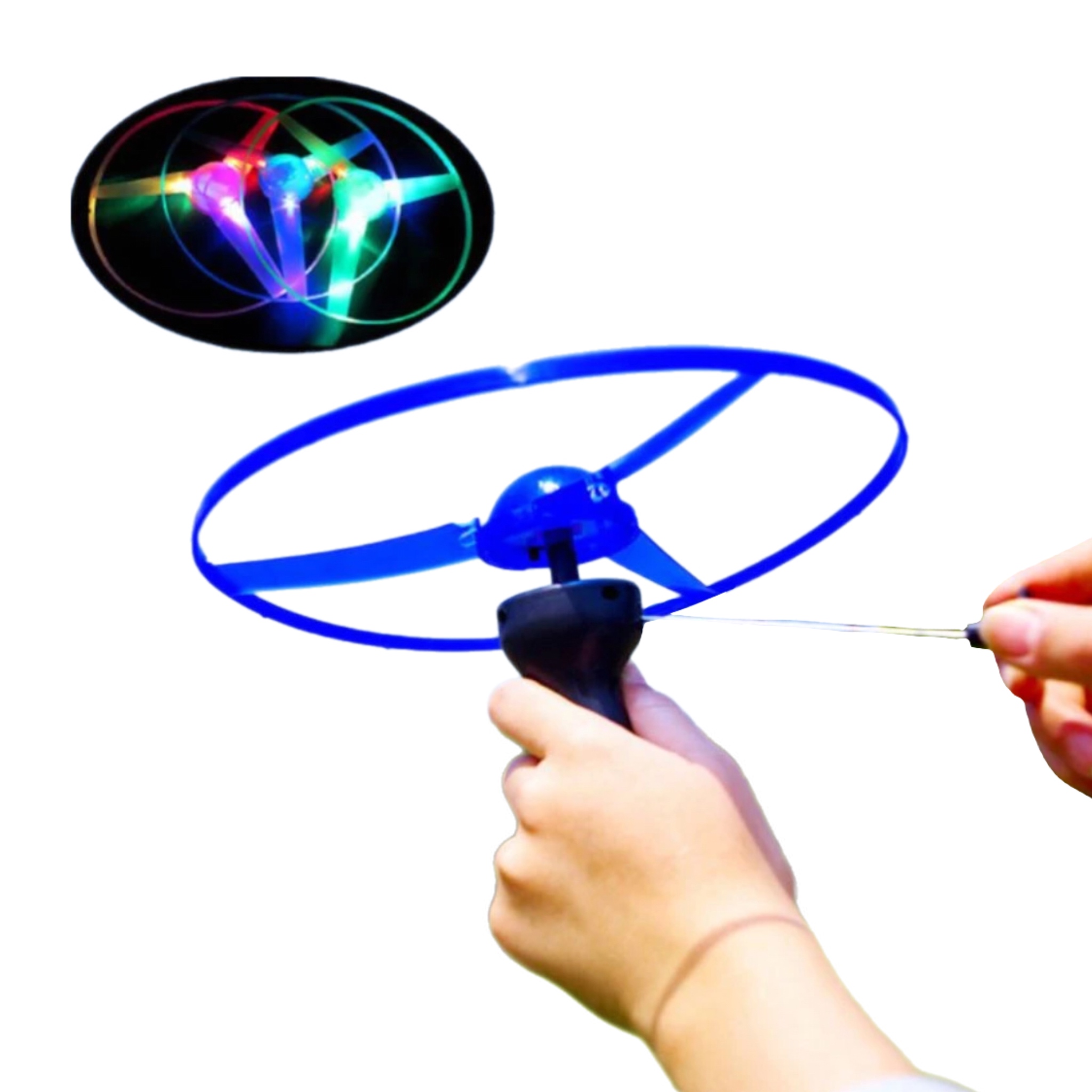 6 Hélice Grande Con Luz Juguete Económico Piñata Fiesta