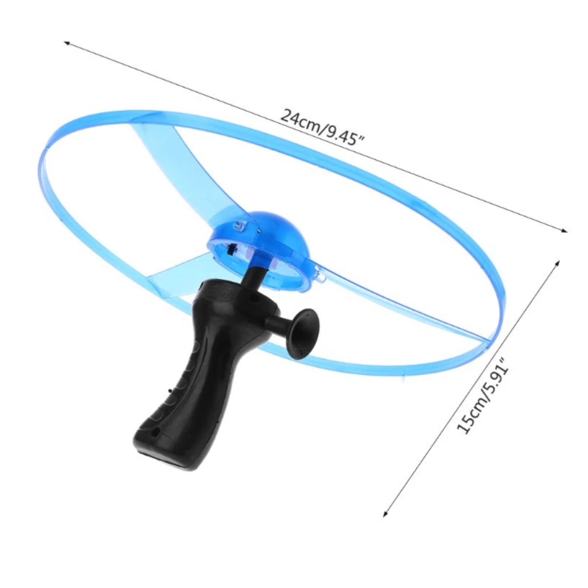 6 Hélice Grande Con Luz Juguete Económico Piñata Fiesta