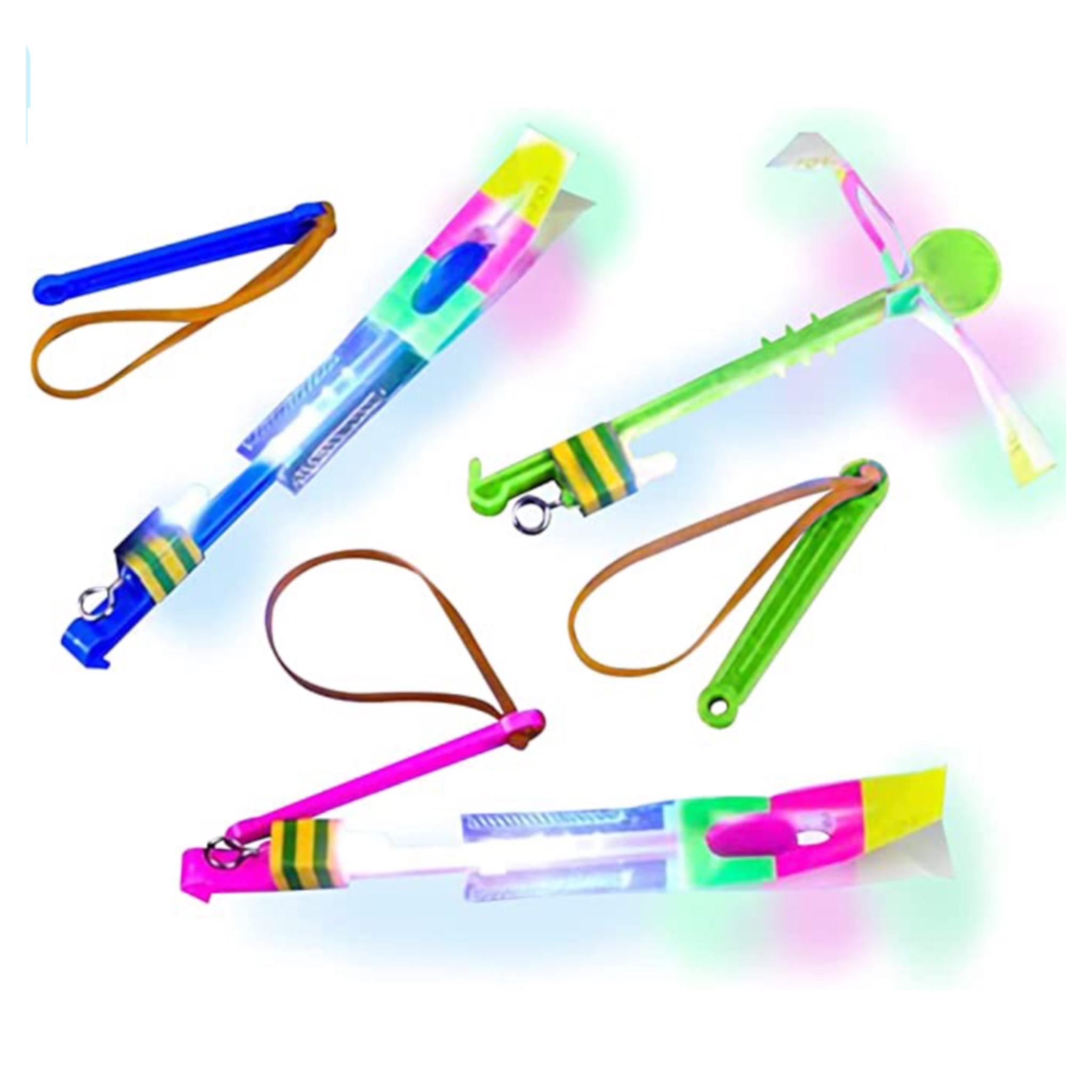 12 Flecha Hélice De Luz Juguete Económico Piñata