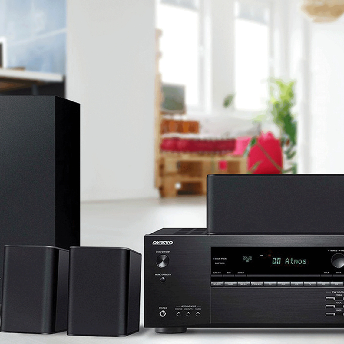 ONKYO HT-S3910 Teatro en Casa 5.1 Canales conexion Bluetooth