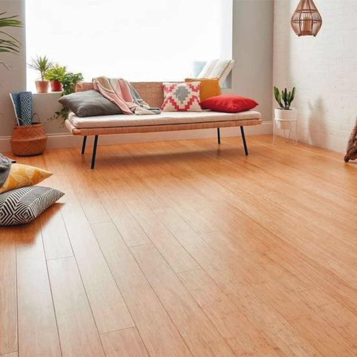 Piso De Bambu. Duela De Bambu Carbonizado Vertical 24 piezas cubre 2.2 m2