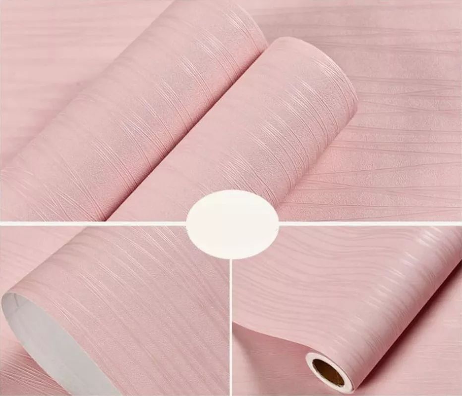 Papel Tapiz Adherible 10m X 45cm Nordico Rosa Tp73