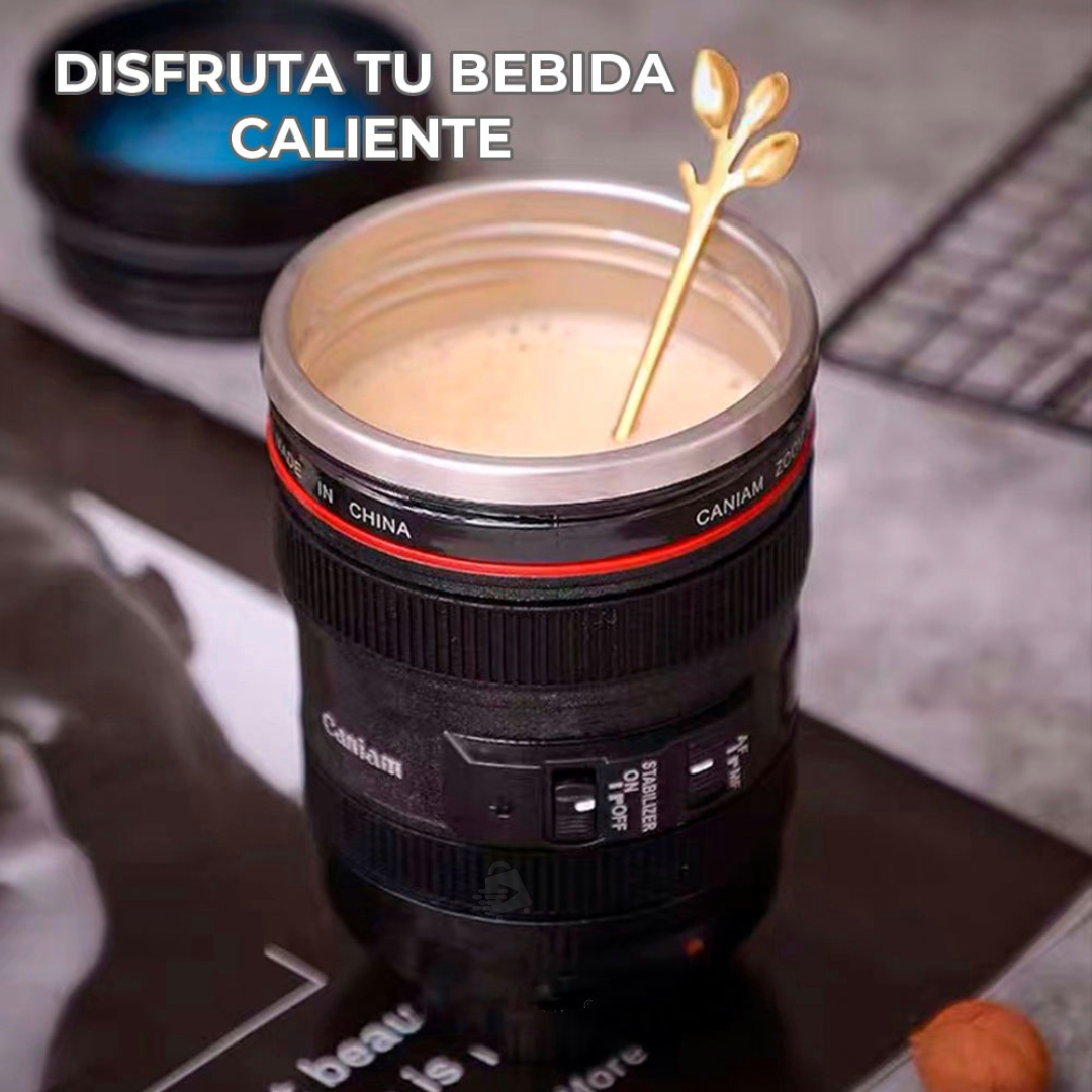 Termo En Forma De Lente De Cámara