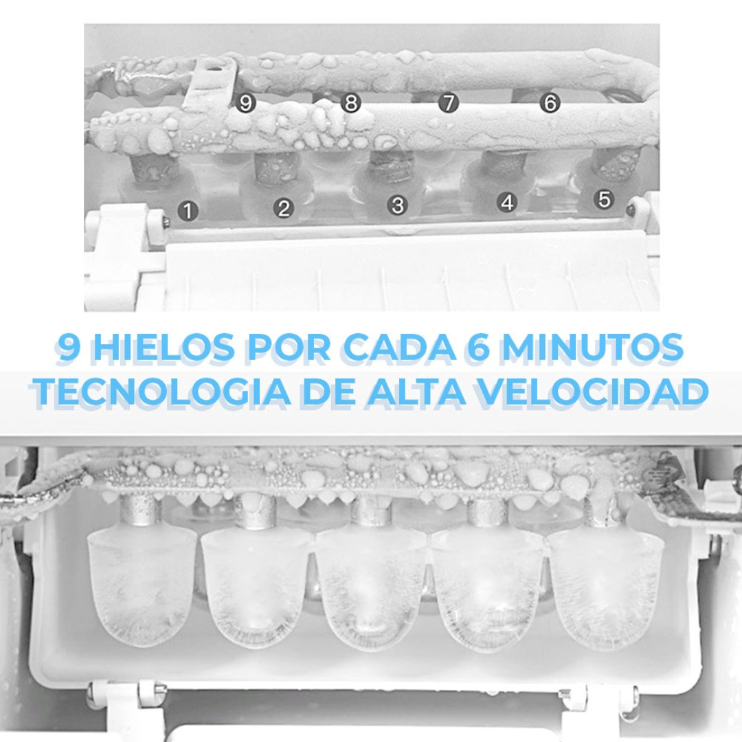 Máquina Para Hacer Hielo Express Portátil