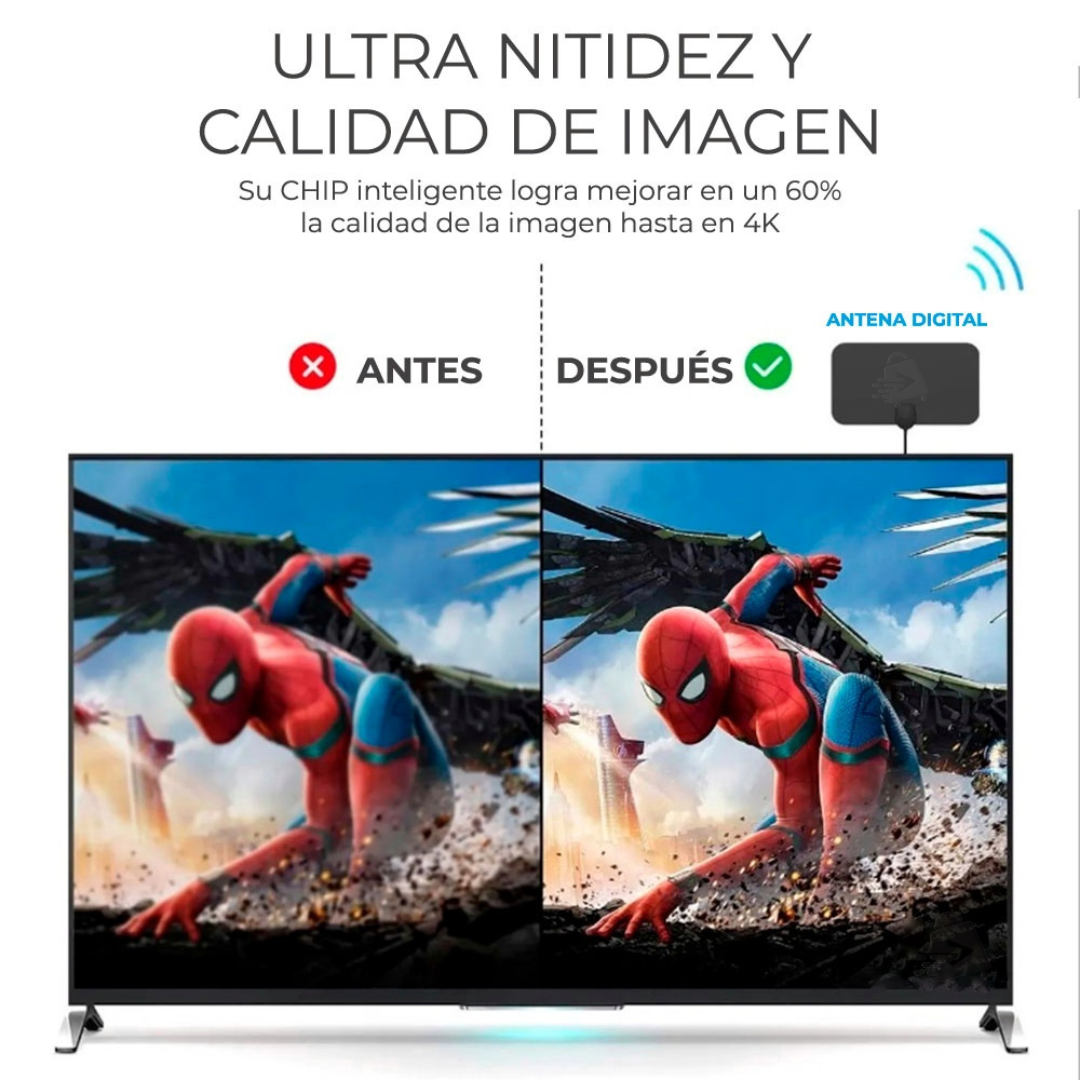 Antena TV Digital HD 1080P