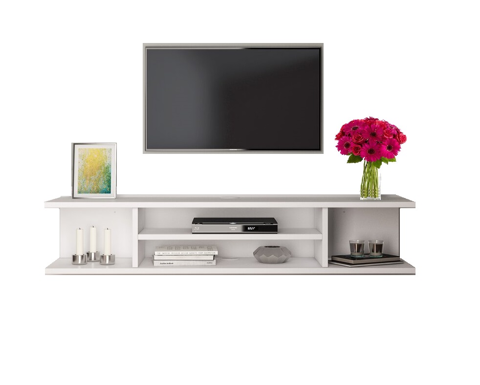 Repisa Flotante O Mesa Tv Moderna Minimalista 140 FMB