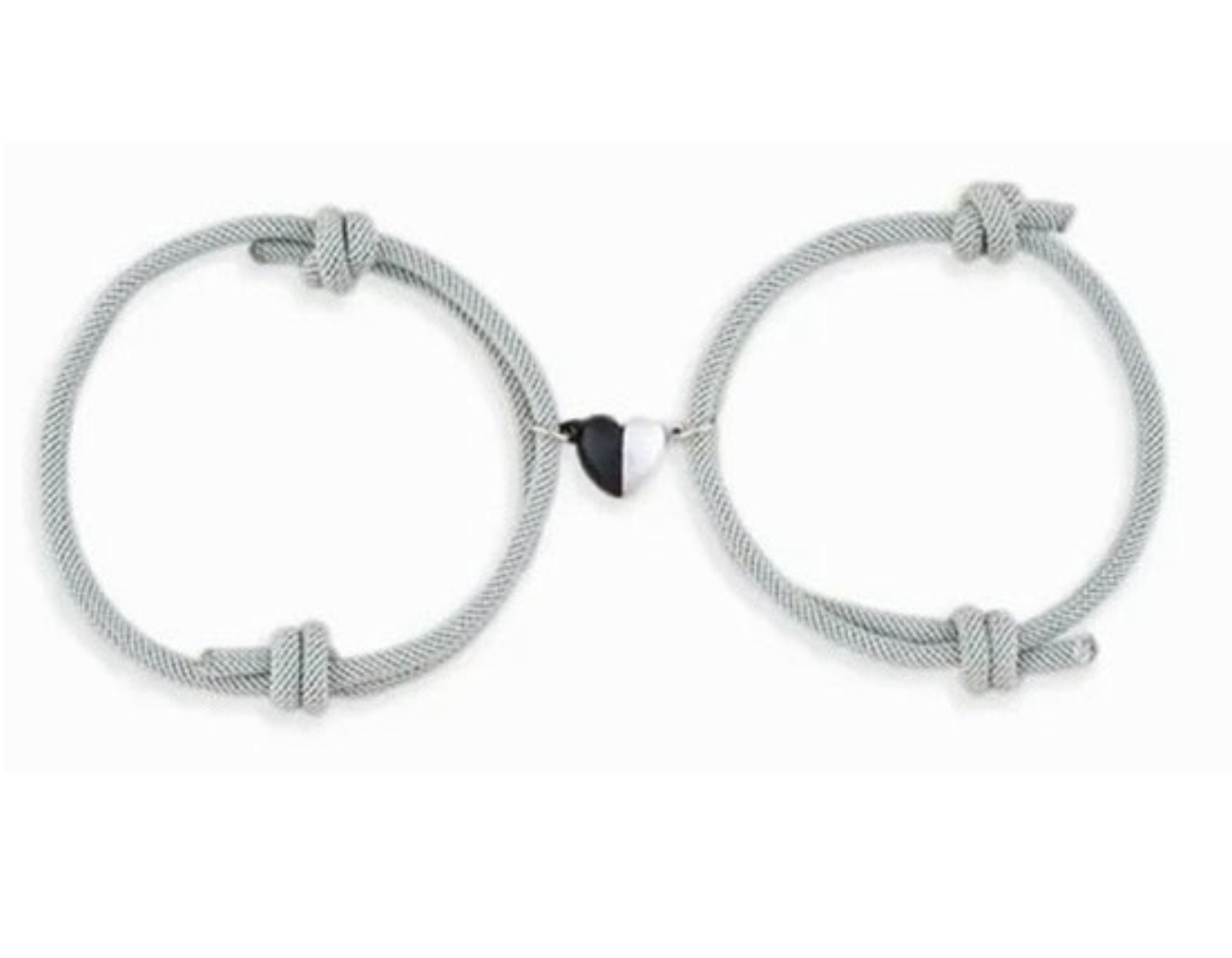 Pulseras Para Parejas FUNBU Ajustables Con Imán Love, Amor Eterno