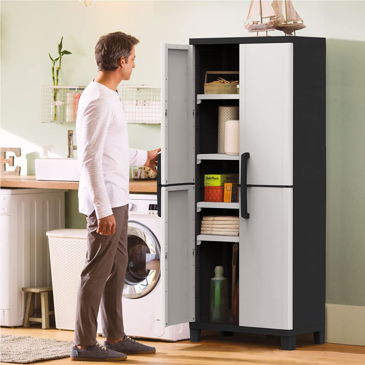 Gabinete de Plástico Para Lavandería Keter Space Winner SMS