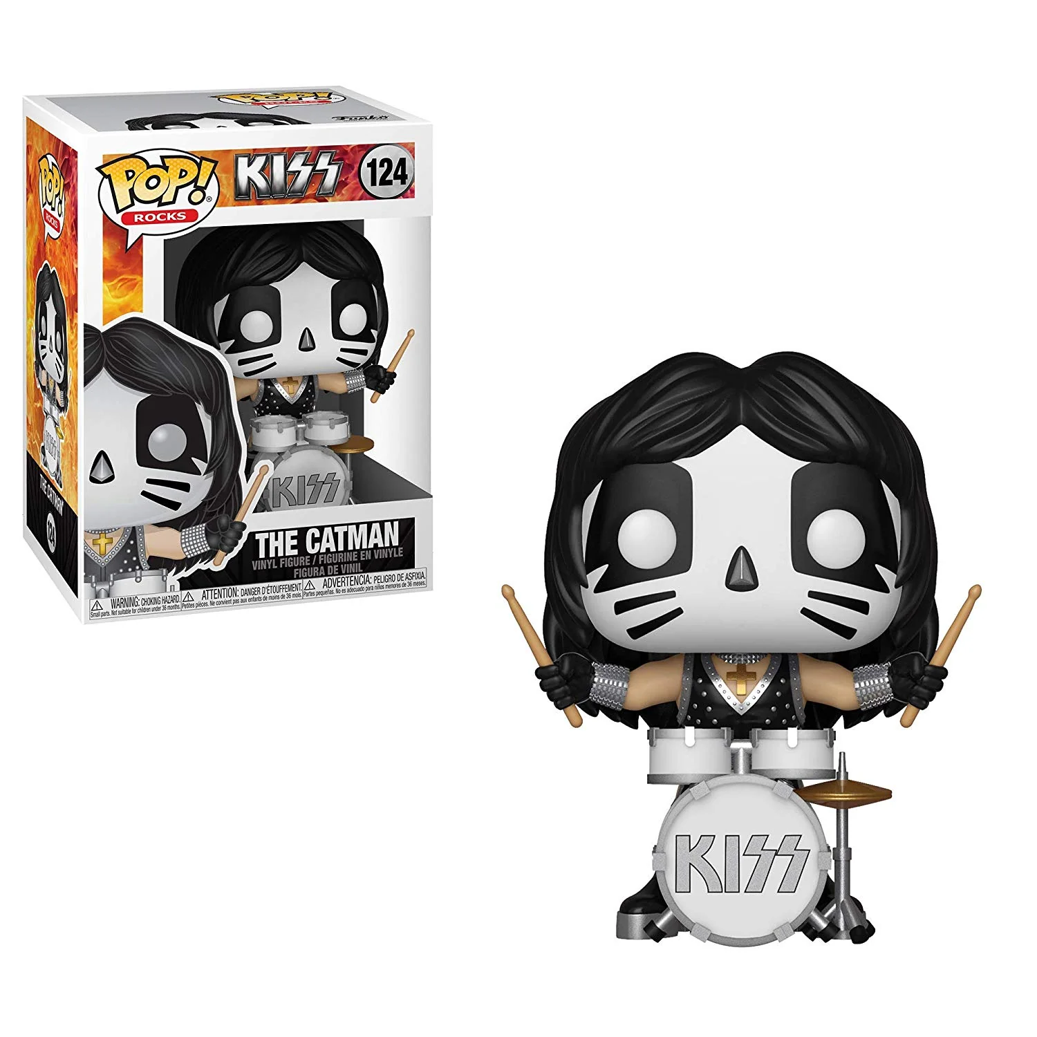 Funko Pop The Catman KISS Rock Baterista