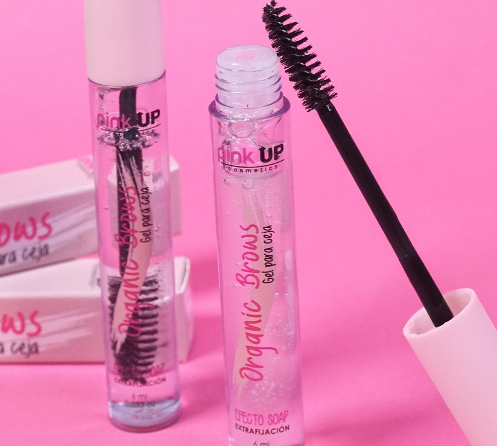 Pink Up, Gel Transparente Para Ceja, Definición Y Volumen