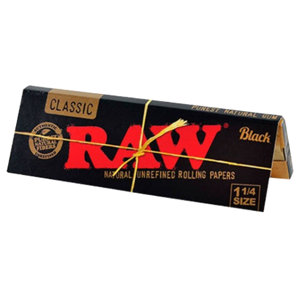 RAW Rolling Papers Black 1/4