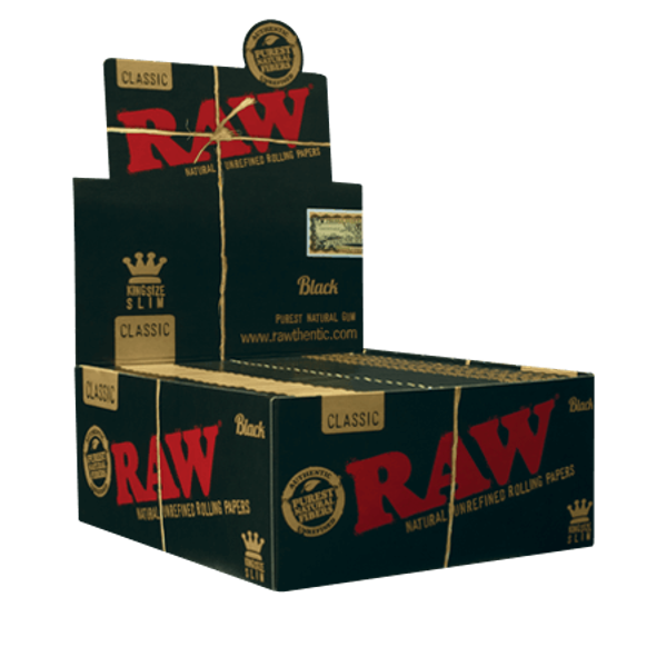 RAW Rolling Papers Black Ks
