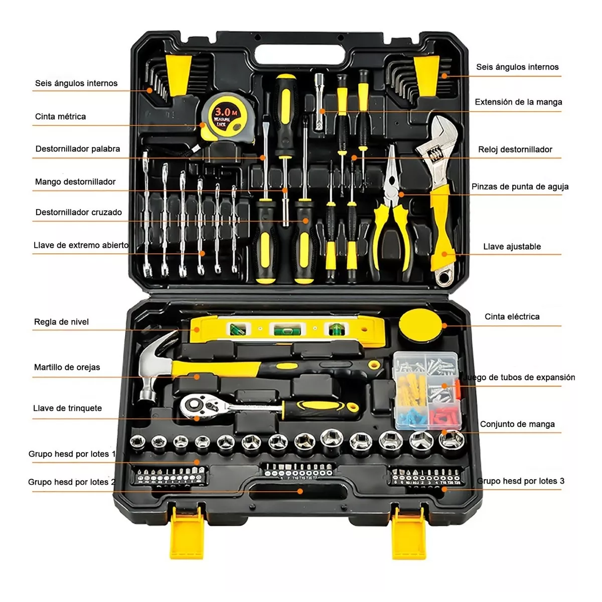 Juego De Herramientas Mecánicas Desarmadores