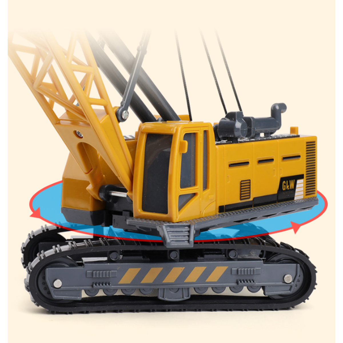 Juguete Grua Chica De Aleación Plástico Infantil Juego 