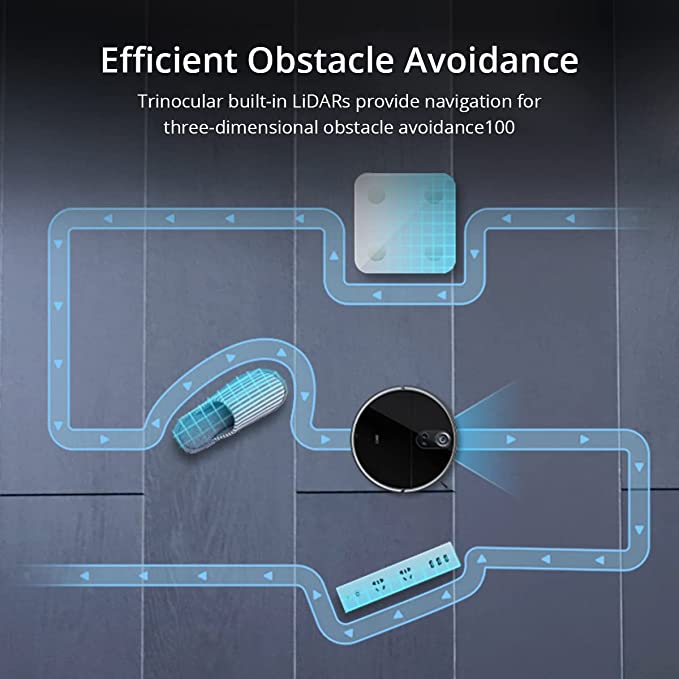 Robot Aspiradora Inteligente S10 Barre, Trapea y Autocarga- Alexa y Google