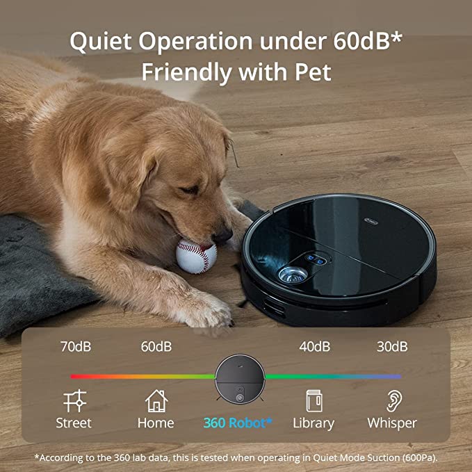Robot Aspiradora Inteligente S10 Barre, Trapea y Autocarga- Alexa y Google