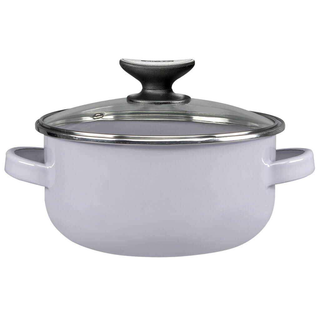 JUEGO DE BUDINERAS ALTAS 14 Y 16 CON TAPA DE VIDRIO CINSA