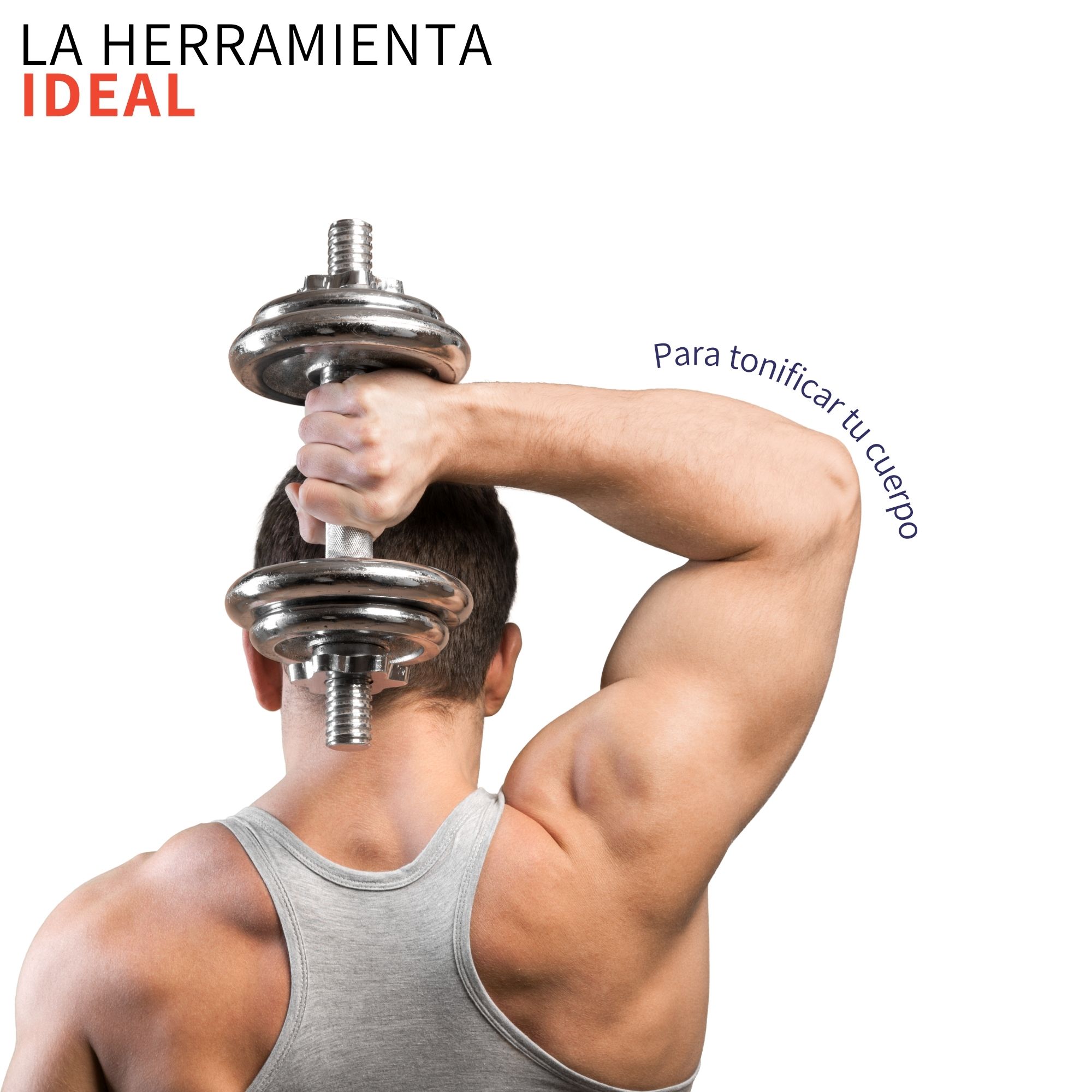 Mancuernas Pesas Kit Con Barra y Discos De Ejercicio Gym 30kg