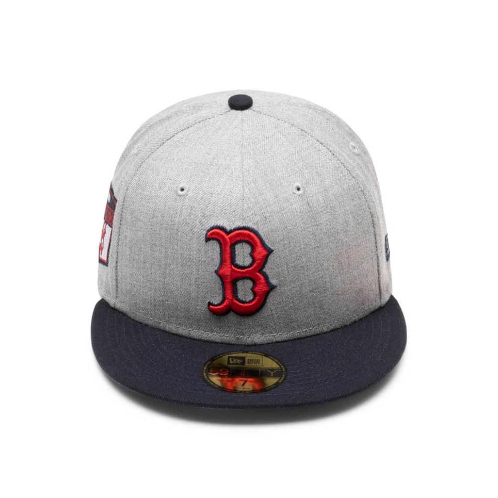 Gorra New Era Boston Red Sox 59fifty gris unisex 60272495