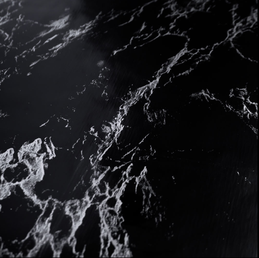 PAPEL TAPIZ VINÍLICO CON ADHESIVO MODERNO 10 METROS MARMOL NEGRO