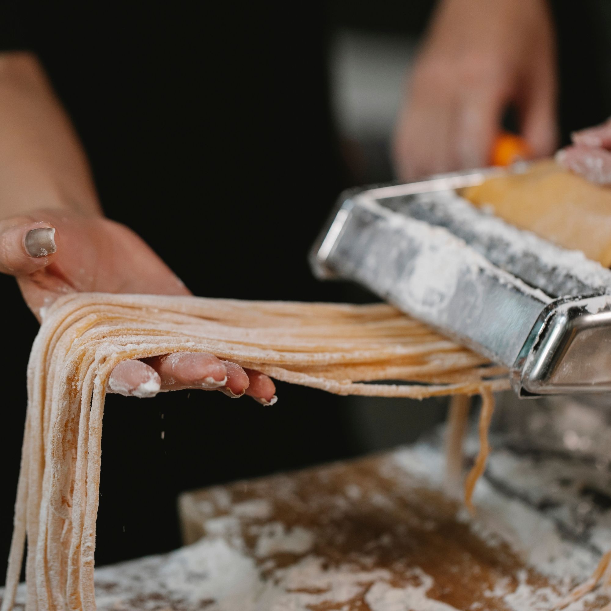 Máquina Para Hacer Pasta Fresca Manual En Casa Con Rodillo