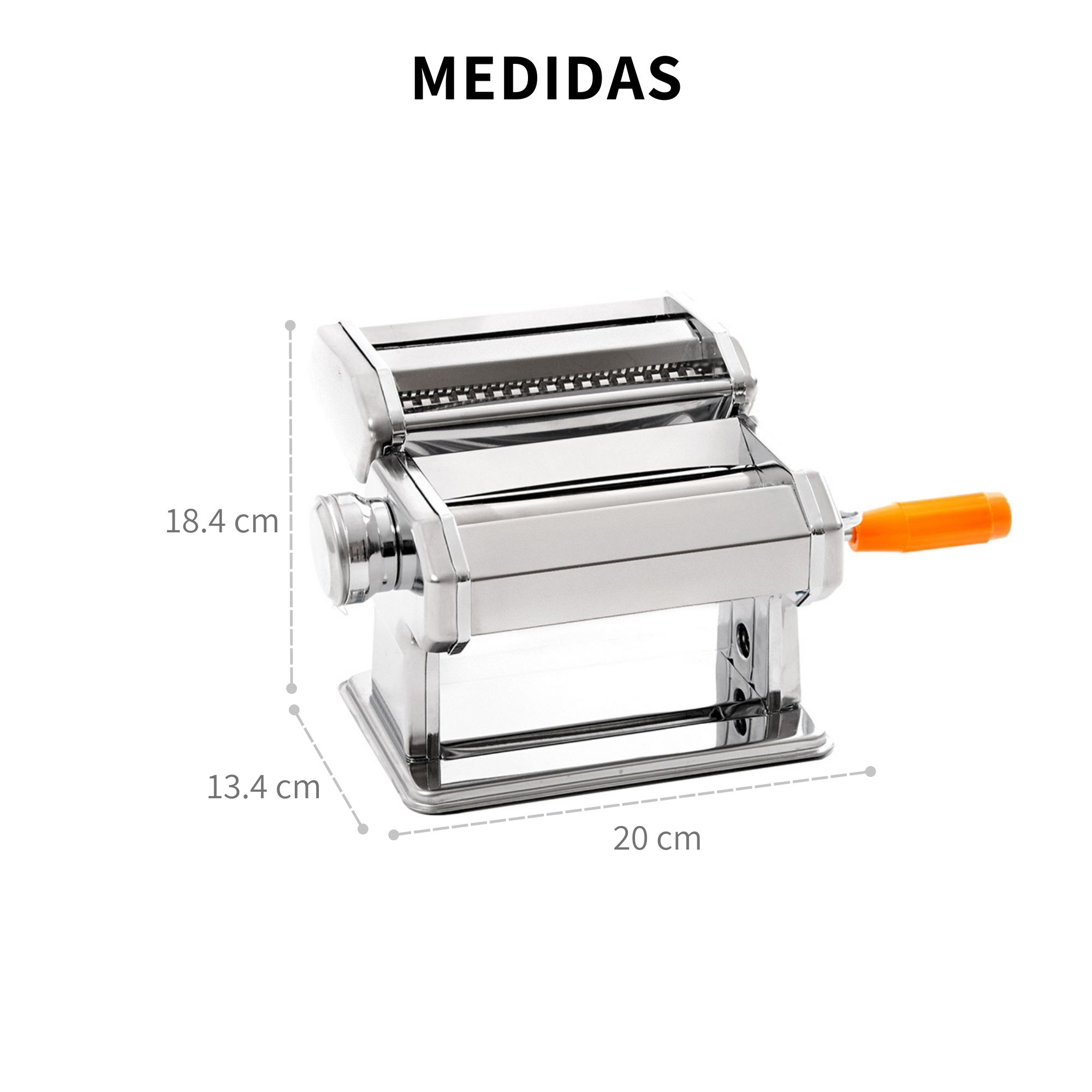 Máquina Para Hacer Pasta Fresca Manual En Casa Con Rodillo