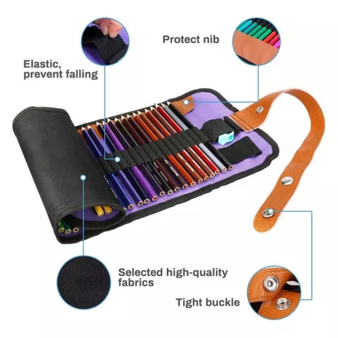 50 Lápices De Colores Set De Arte De Lápiz Color Profesional