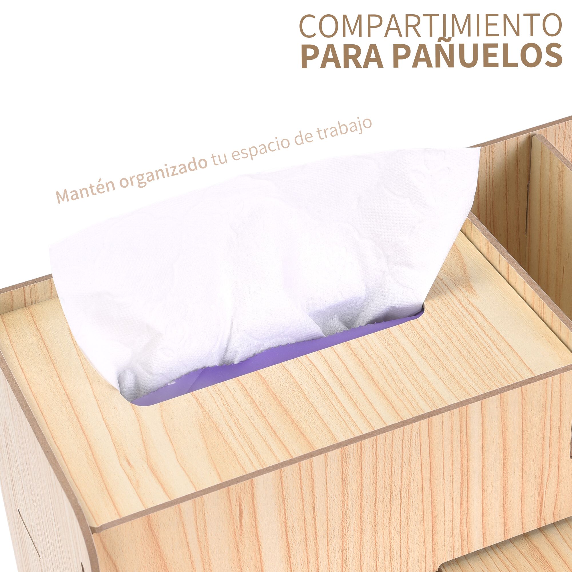 Organizador De Escritorio De Madera Para Oficina Archivador