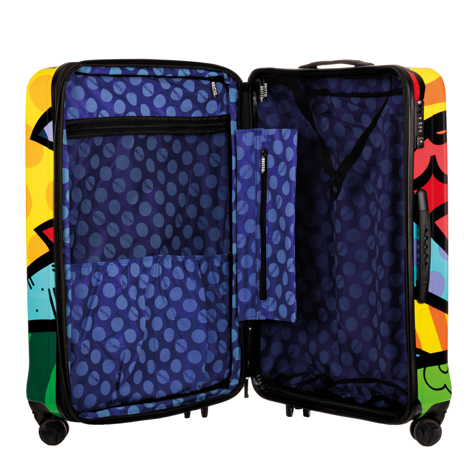 Maleta Rigida Romero Britto 28"