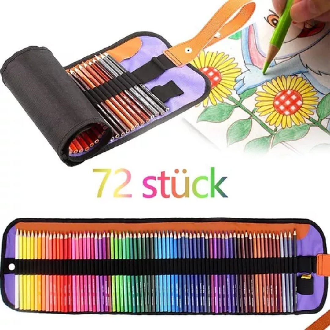 72 Lápices De Colores Set De Arte De Lápiz Color Profesional