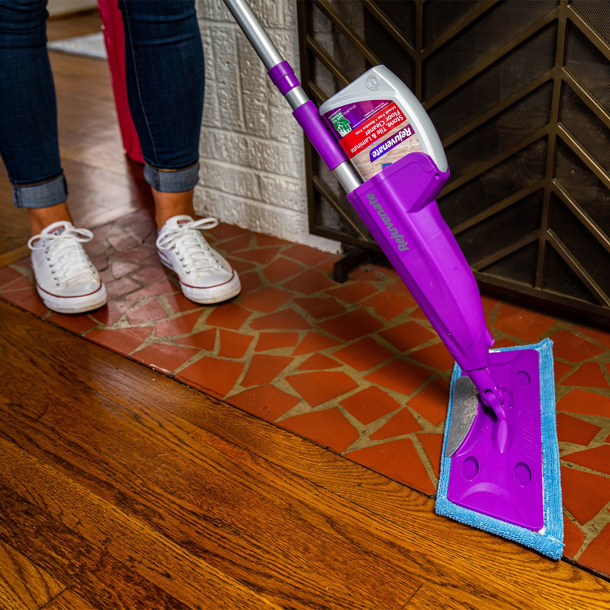 Limpiador Renovador de Pisos 946 ml. Pisos laminados o piedra Tv Ofertas Rejuvenate Stone, Tile & Laminate Floor Cleaner 