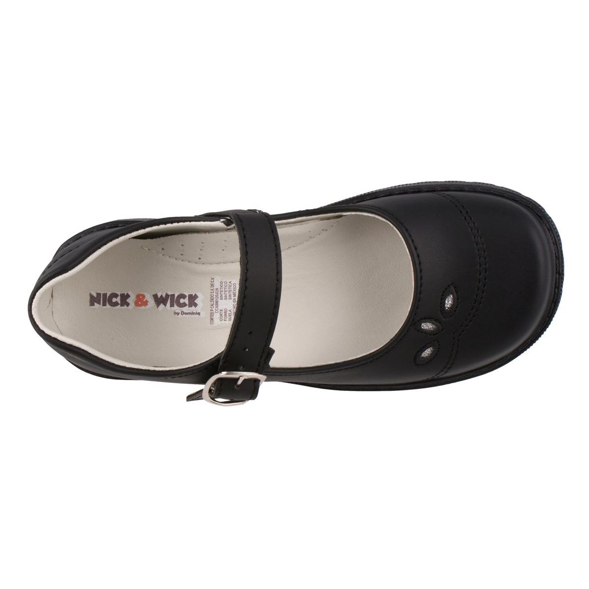 Zapato Escolar Para Niña Marca Nick & Wick Modelo 4292