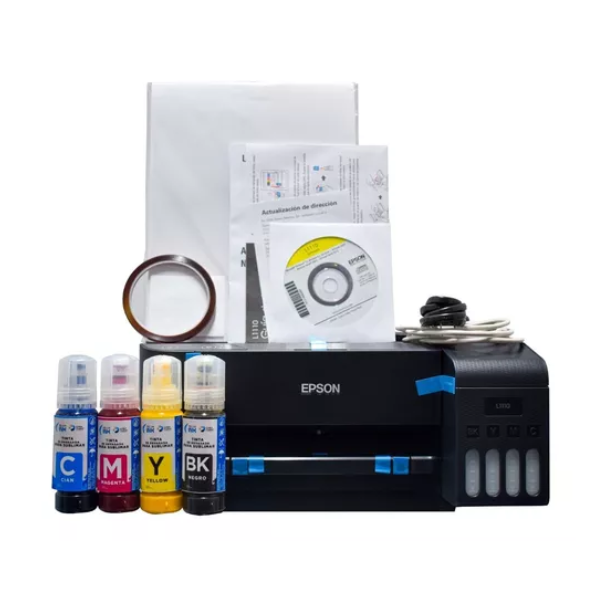 Impresora Epson L1110 Sublimacion / Tinta C M / Papel /cinta
