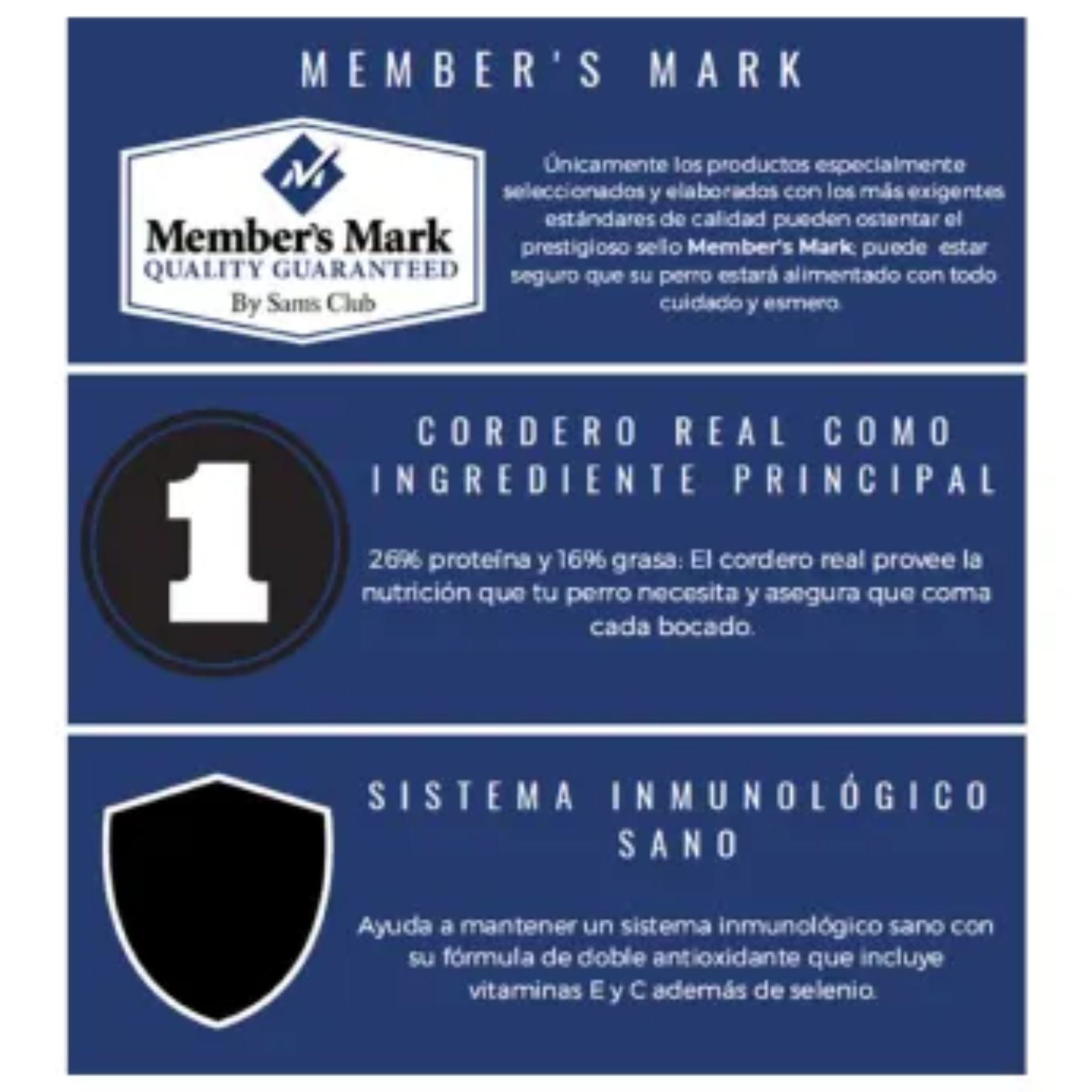 Alimento para Perro Exceed Razas Pequeñas 8kg Members Mark SMS-MORADO