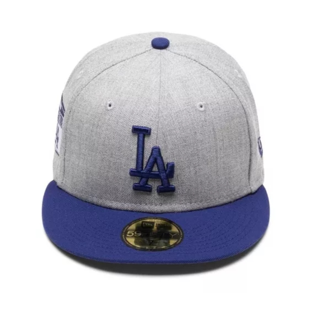 Gorra New Era 59Fifty Angeles Dodgers Heather Patch Gris 60272479