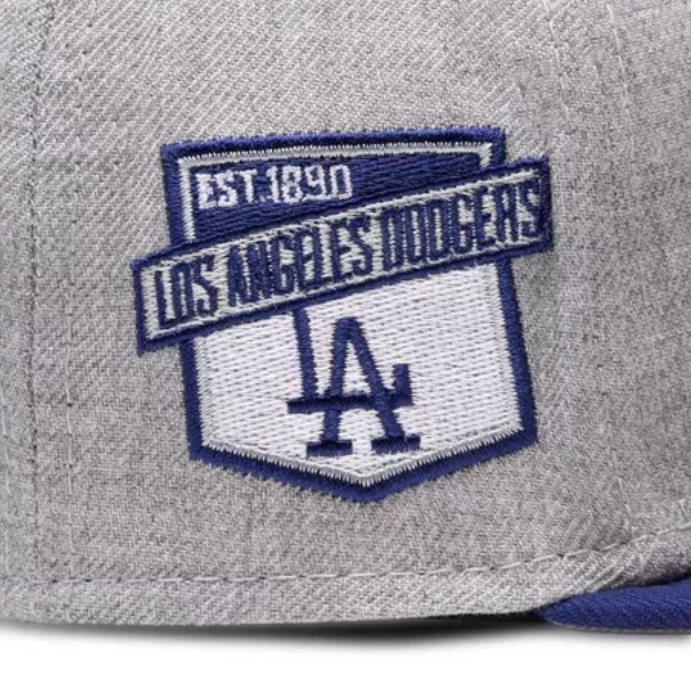 Gorra New Era 59Fifty Angeles Dodgers Heather Patch Gris 60272479