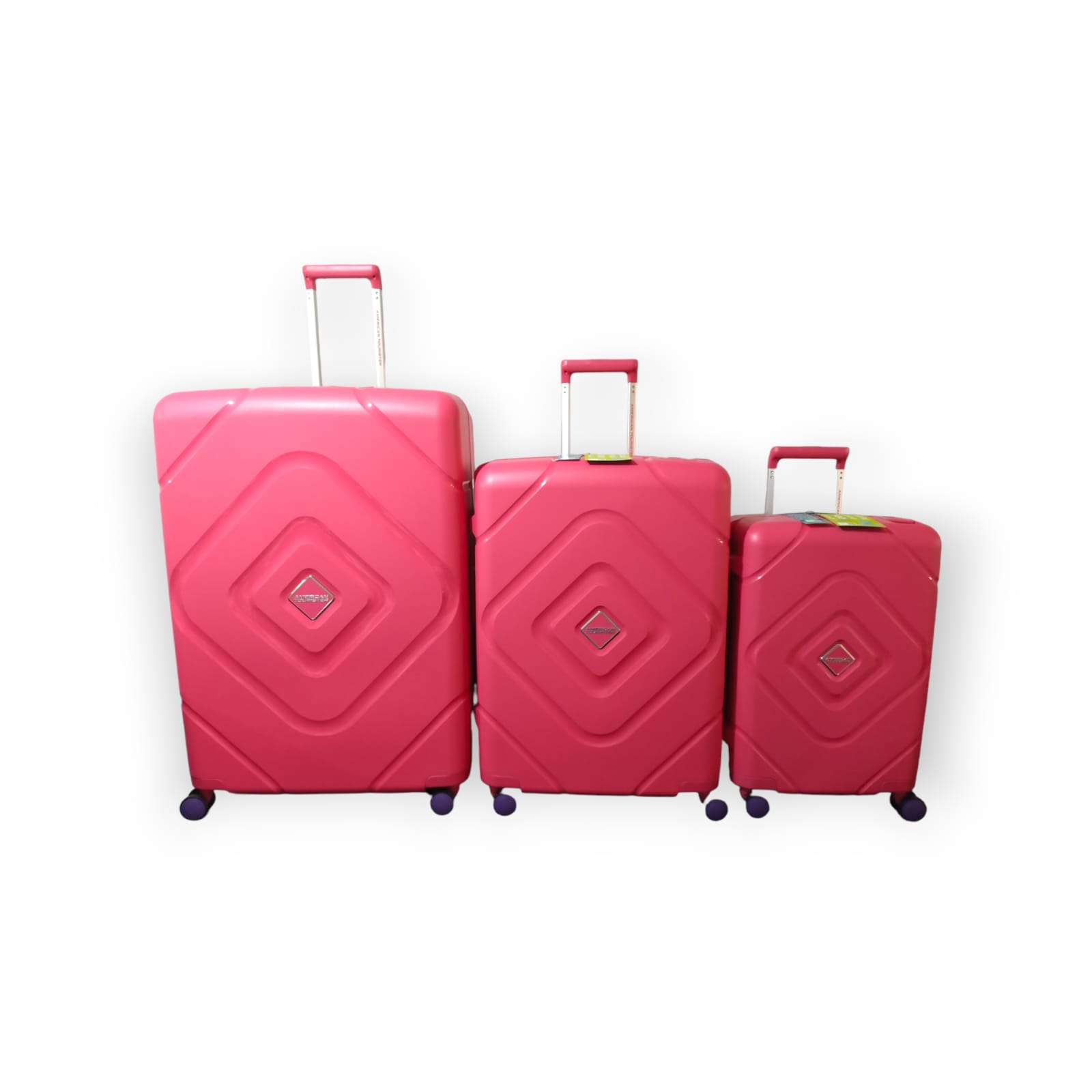 Set De 3 Maletas American Tourister Trigard Rosa