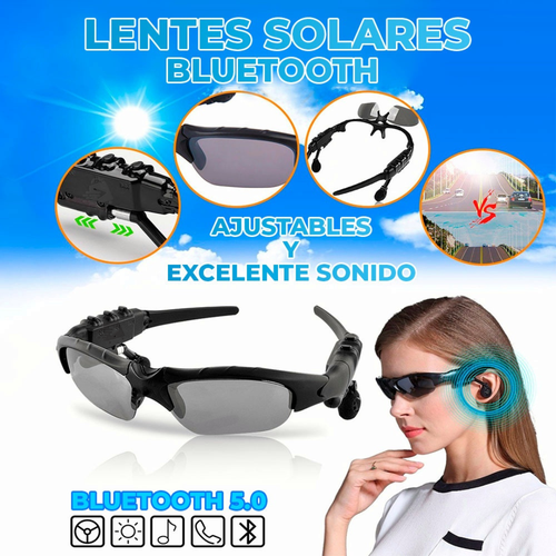GENERICO Gafas De Sol Inalámbrico Con Bluetooth Y Auriculares