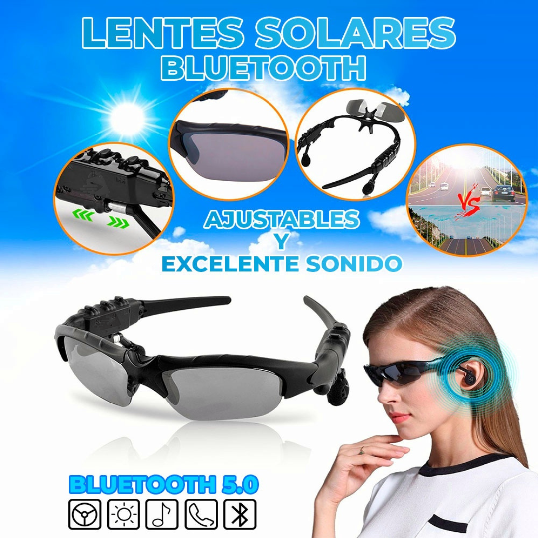 Lentes De Sol Con Audífonos Bluetooth