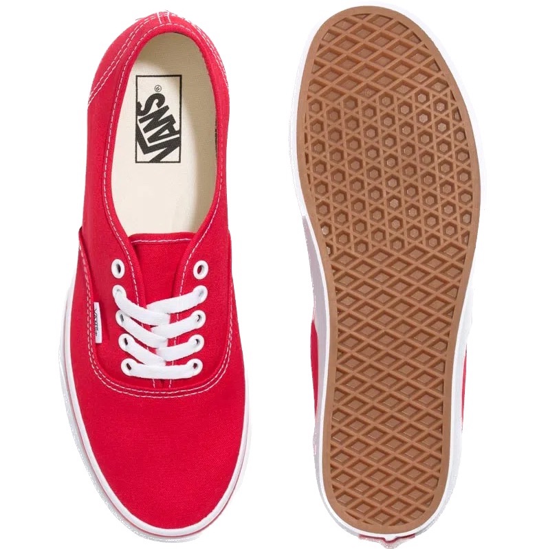 Tenis Vans Unisex Authentic Rojo.