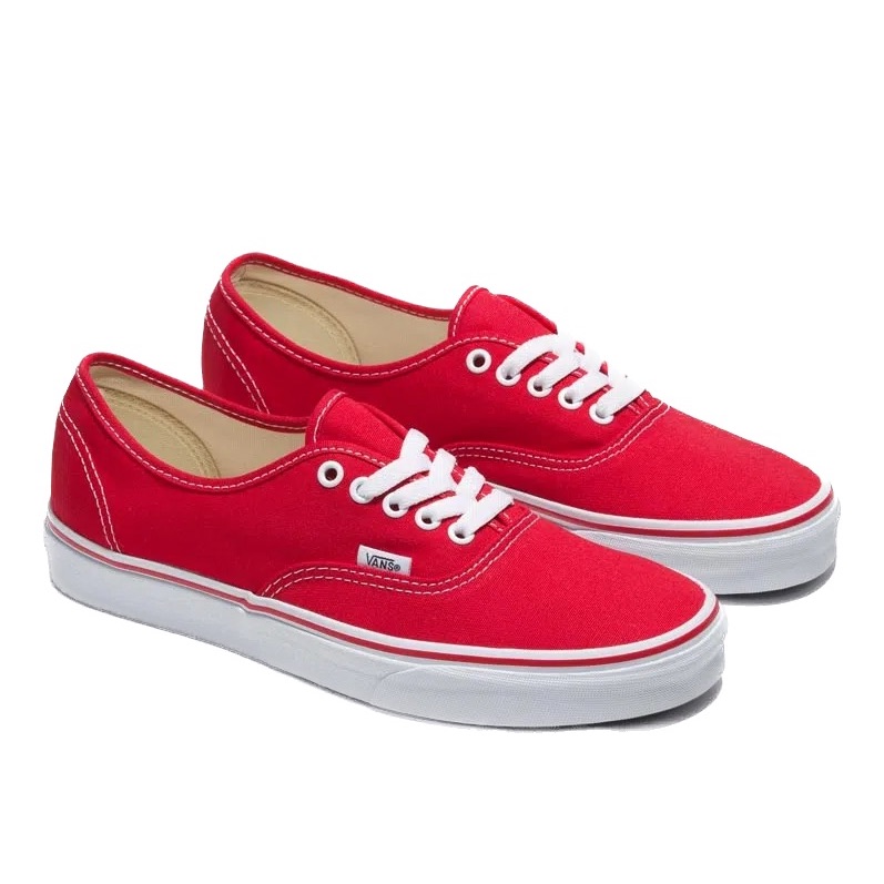 Tenis Vans Unisex Authentic Rojo.