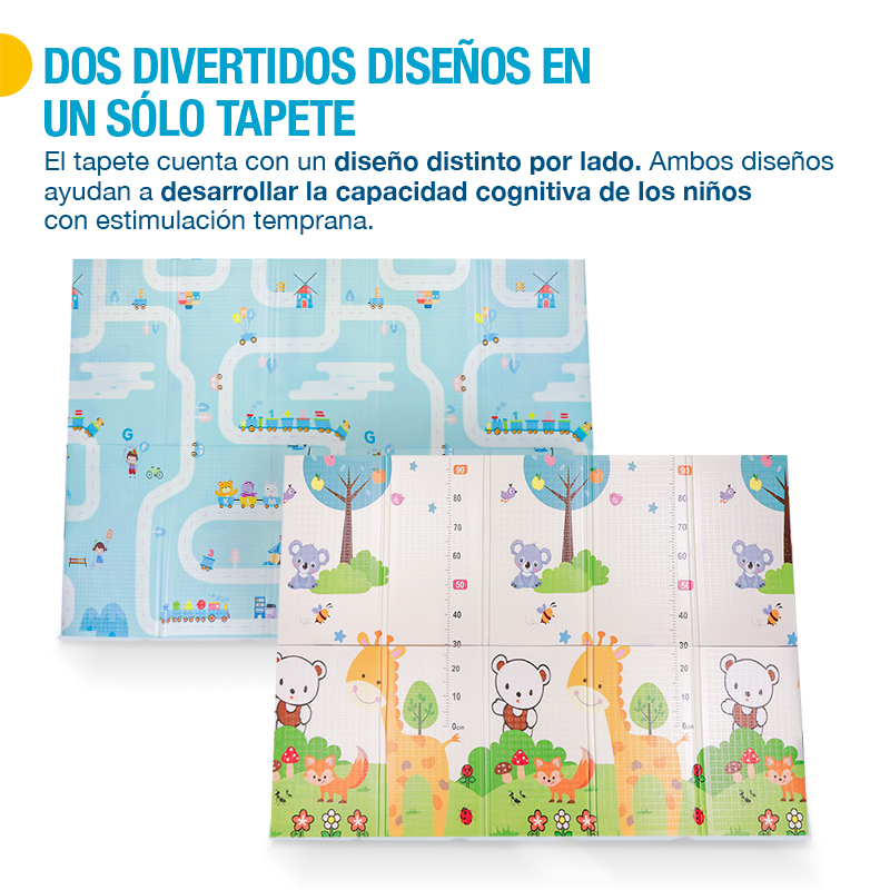 Tapete de Juego Plegable Portátil para Bebé y Niño XL 150x200cm SHIMY